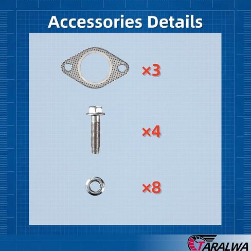 العادم كاتم الصوت Flex Pipe من الفولاذ المقاوم للصدأ متوافق مع 2013-2019 Ford Explorer 3.5L (مع Turbo) ، أداة اعتراض الشرطة 3.5L ، 2010-2019 FORD FLEX 3.5 ، LINCOLN MKT3.5 ؛ (مع Turbo) in Kuwait