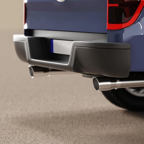 TriTrust Exhaust Tip, 2-2.75 inch inlet adjustable, Fit 2''/2.25''/2.5''/2.75'' Outer diameter Tailpipe, 4''Outlet 7.5''Long Muffler Tip, Chrome Stainless Steel Tail Tip in Kuwait
