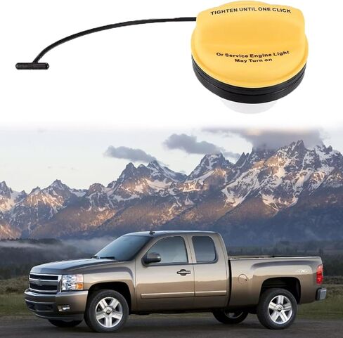 Gas Fuel Tank Filler Cap Compatible with Cadillac Escalade ESV EXT - for Chevrolet Avalanche Silverado Suburban 1500 2500 3500 HD Tahoe - for GMC Sierra Yukon XL 1500 2500 3500 HD OE # 20962524 in Saudi Arabia