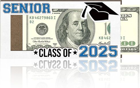 Graduation Money Holder 1 Set Graduation Gift Wooden Graduation Card Box Cash Holder Class of 2025 Senior Money Gift for Son Daughter Friend Graduation Party Decorations-A05 in Kuwait