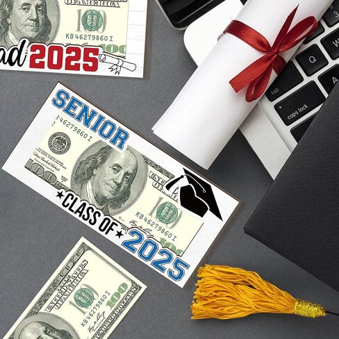 Graduation Money Holder 1 Set Graduation Gift Wooden Graduation Card Box Cash Holder Class of 2025 Senior Money Gift for Son Daughter Friend Graduation Party Decorations-A05 in Kuwait