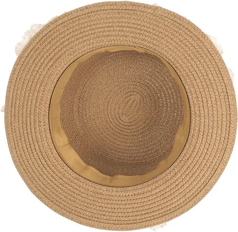 Minache Women Flower Lace Straw Sun Hats Wide Brim Summer Beach Bucket Hats Sun Protective Hat French Lolita Straw Hat in Saudi Arabia