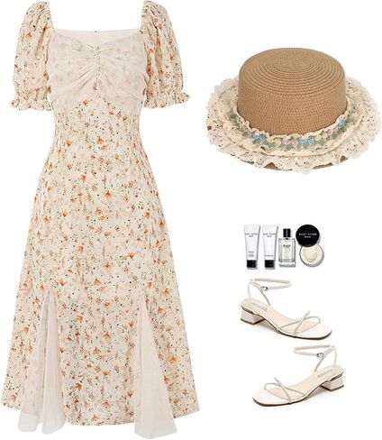 Minache Women Flower Lace Straw Sun Hats Wide Brim Summer Beach Bucket Hats Sun Protective Hat French Lolita Straw Hat in Saudi Arabia