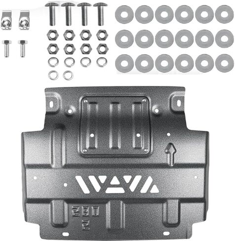 حارس دفقة المحرك تحت متوافق مع Ford F150 2018 2019 2020 2021 2022 Front Center Underbody Shield استبدال#FL3Z5D032D FL3Z5D032E COR COVER in Saudi Arabia
