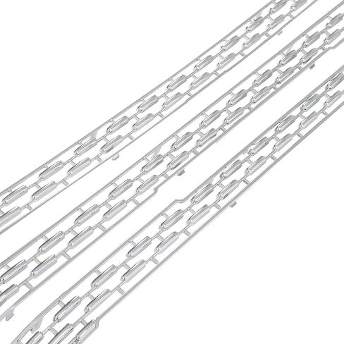 KUAFU Front Grille Inserts Compatible with 2020-2023 GMC Sierra 2500 3500 HD AT4 SLT Mesh Grill Cover Trim Silvery - 3Pcs in Saudi Arabia