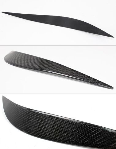 Cuztom Tuning Pair of Carbon Fiber Headlight Eye lid Cover Eyebrows Compatible for 2012-2019 BMW F32 F33 F36 & F80 F82 F83 M3 M4 in Saudi Arabia