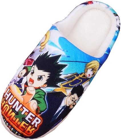 Anime Slipper Soft Plush House Slippers Women Men Winter Anti-slip Indoor Slip on Shoes in Kuwait