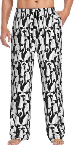 Men'S Comfy Pajama Pants Stretch Sleepwear Lounge Pants With Pockets & Drawstring in Kuwait