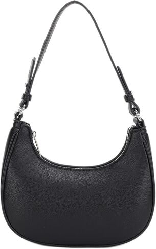EVVE Shoulder Bag for Women Small Underarm Purse Accented with Silver Hardware in Kuwait