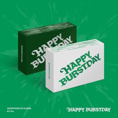 سبعة عشر - الألبوم الكامل الخامس [Happy Burstday] New Burstday Kit Ver + [Photocard Extra] Thunder HBD in Saudi Arabia