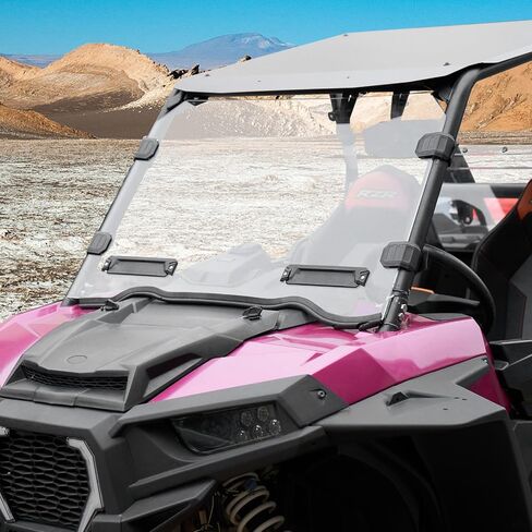 A & UTV Pro Front Full Full Whotershield لعام 2014-2018 Polaris RZR 1000 XP/ 1000/ XP 4 1000/ 2015-2019 RZR 900 ، إكسسوارات شاشة زجاجية صلبة صعبة الصلبة ، بناء بولي كاربونات in Saudi Arabia