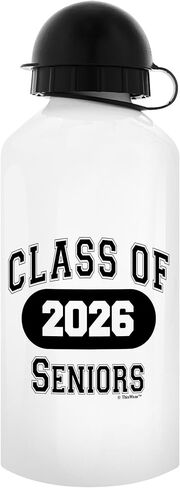 هدايا التخرج من ThisWear فئة 2025 هدية التخرج لكبار السن زجاجة مياه من الألومنيوم سعة 18 أونصة مع مشبك وقمة رياضية in Kuwait