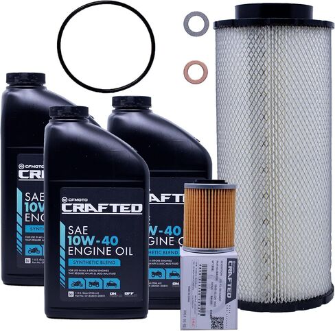 Edwards Oil Change Kit fits 2019-2025 CFMoto UForce 1000 Side by Side UTV with Air Filter in Saudi Arabia