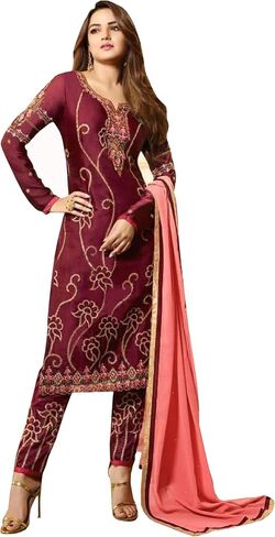 Bollywood Designer Pakistani Indian Women's Wear Shalwar Kameez Pant Dupatta Suits in Saudi Arabia