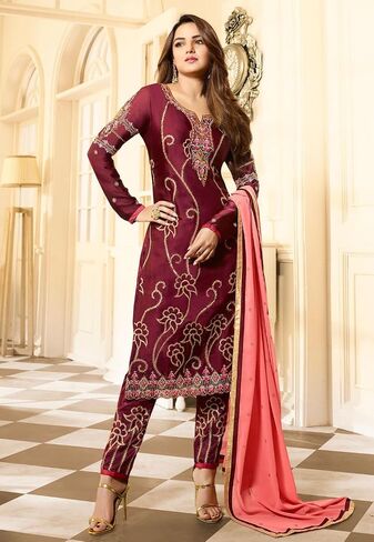 Bollywood Designer Pakistani Indian Women's Wear Shalwar Kameez Pant Dupatta Suits in Saudi Arabia