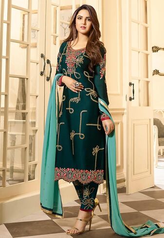 Bollywood Designer Pakistani Indian Women's Wear Shalwar Kameez Pant Dupatta Suits in Saudi Arabia