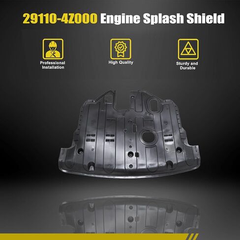 Secosautoparts محرك Splash Shield Front متوافق مع Hyundai Santa Fe Sport 2014-2018 استبدال# 291104z000 ، 29110-4Z000 in Saudi Arabia