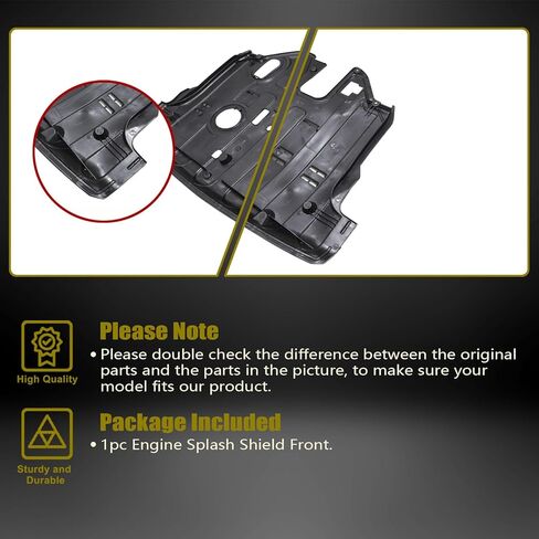 Secosautoparts محرك Splash Shield Front متوافق مع Hyundai Santa Fe Sport 2014-2018 استبدال# 291104z000 ، 29110-4Z000 in Saudi Arabia