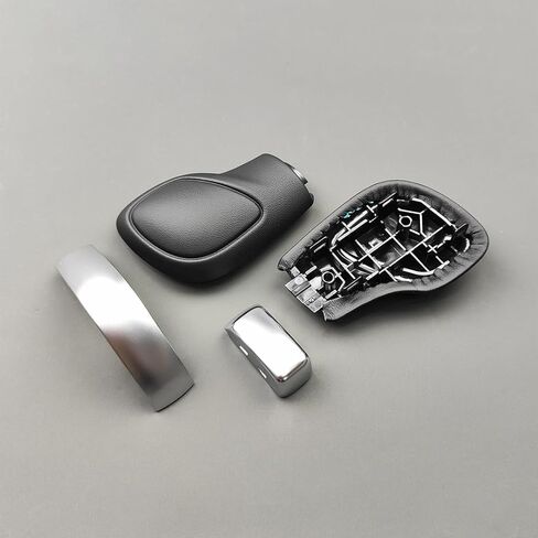 Chrome Matte with Leather Shift Knob Gear Side For VW Golf 6 7 R GTI PACSAT B7 B8 CC R20 Jetta MK6 GLI in Kuwait