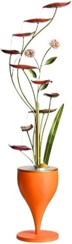 Floor Fountains Creative Circular Flow Ornaments Floor Standing Modern Feng Shui Wheels Light Luxury Decorations Housewarming and Opening Gifts Garden Fountain(Green) in Kuwait