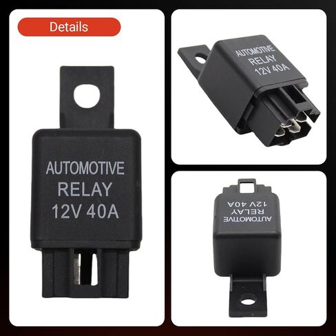 40 amp SPST Automotive Relay 12V 40A Relay Compatible with Fog Light Wire Wiring Harness Replaces YL-388-S in Saudi Arabia