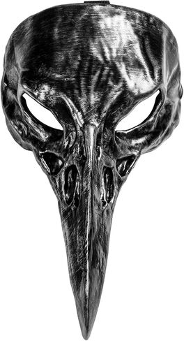 Scary Creepy Crow Raven Halloween Cosplay Masquerade Party Face Mask | Horror Devil Raven Face Eye Mask in Saudi Arabia