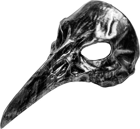 Scary Creepy Crow Raven Halloween Cosplay Masquerade Party Face Mask | Horror Devil Raven Face Eye Mask in Saudi Arabia