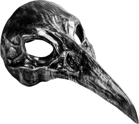 Scary Creepy Crow Raven Halloween Cosplay Masquerade Party Face Mask | Horror Devil Raven Face Eye Mask in Saudi Arabia