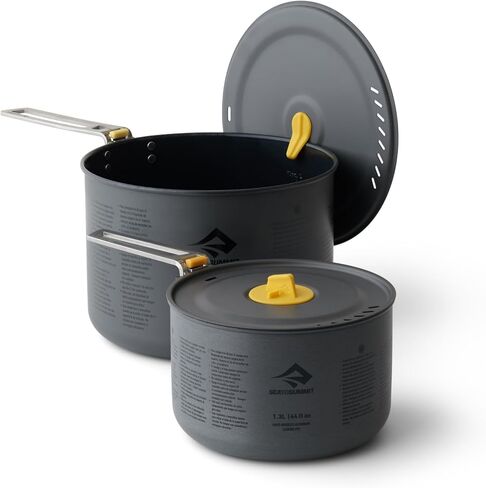 Sea to Summit Frontier Ultralight Two Pot Set for Camping (1.3 Liter Pot, 3 Liter Pot) in Saudi Arabia