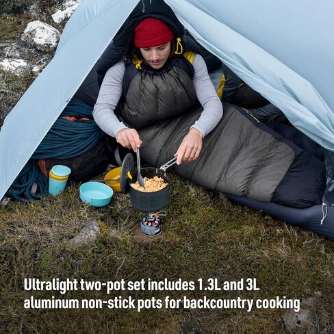 Sea to Summit Frontier Ultralight Two Pot Set for Camping (1.3 Liter Pot, 3 Liter Pot) in Saudi Arabia