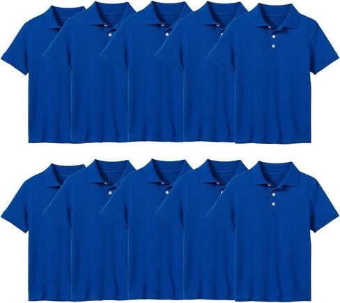 Galaxy by Harvic 10 pack School Uniform polo tshirt for Little Boys & Big Boys in Saudi Arabia