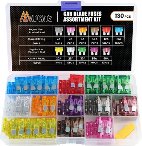 372 PCS Madcatz Standard + Mini + LP Mini + Micro2 Car Fuse ، مجموعة تشكيلات الصمامات (2A 5A 10A 15A 20A 25A 30A 35A) in Saudi Arabia