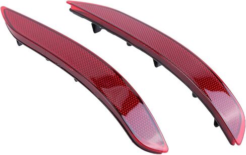 2pc Rear Bumper Reflector Trim Left & Right Sides for Chevrolet Equinox 2018-2021 Left Driver Side/Right Passenger Side Rear Bumper Reflector Replacement 84150891 84306359 GM1185117 84150890 in Saudi Arabia