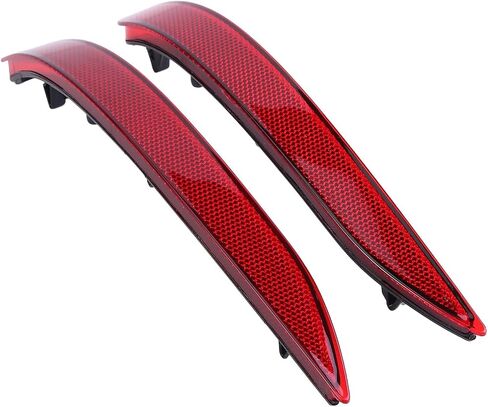 2pc Rear Bumper Reflector Trim Left & Right Sides for Chevrolet Equinox 2018-2021 Left Driver Side/Right Passenger Side Rear Bumper Reflector Replacement 84150891 84306359 GM1185117 84150890 in Saudi Arabia