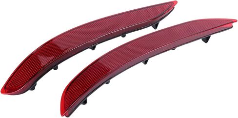 2pc Rear Bumper Reflector Trim Left & Right Sides for Chevrolet Equinox 2018-2021 Left Driver Side/Right Passenger Side Rear Bumper Reflector Replacement 84150891 84306359 GM1185117 84150890 in Saudi Arabia