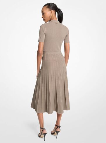 Michael Kors Fit و Flare Midi Polo Dress in Kuwait
