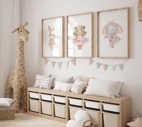 3 Pieces We Love You To The Moon And Back Poster Gray Gold Moon And Stars Prints Painting Modular Pictures Framed Artwork for Baby Room Baby Room with Inner Frame in Saudi Arabia