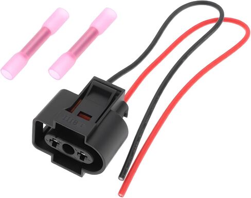 SING F LTD 1Pc 2Pin Car Washer Fluid Sensor Pigtail Plug 1J0973202 6Q0121407 Compatible with VW Z112 Compatible with Golf 15cm in Saudi Arabia