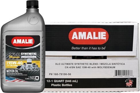 Amalie Xlo Ultimate Cynthetic Blend 15W-40 Oil (160-79106-56) in Saudi Arabia