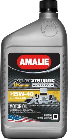 Amalie Xlo Ultimate Cynthetic Blend 15W-40 Oil (160-79106-56) in Saudi Arabia