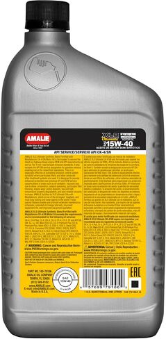 Amalie Xlo Ultimate Cynthetic Blend 15W-40 Oil (160-79106-56) in Saudi Arabia