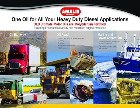 Amalie Xlo Ultimate Cynthetic Blend 15W-40 Oil (160-79106-56) in Saudi Arabia