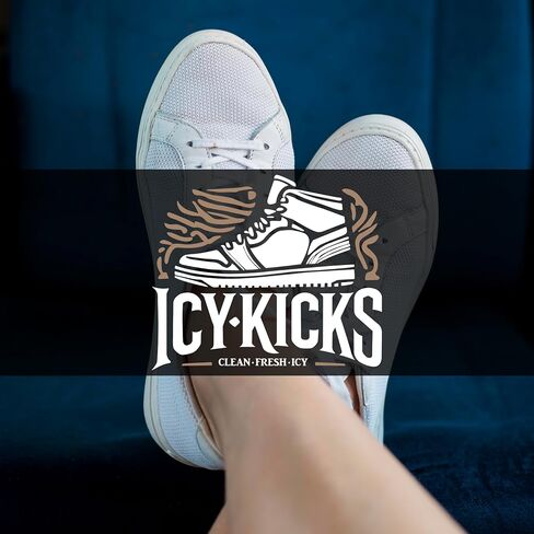 طقم تنظيف أحذية Icykicks 6-in-1-منظف سائل ورغوة ، رذاذ طارد الماء ، مزيل الرائحة ، منشفة الفرشاة والألياف الدقيقة-آمنة للأحذية الرياضية والجلد والجلد واللوحة والمزيد in Saudi Arabia