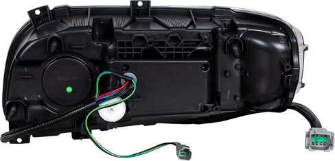 United Pacific 35797 Headlight Assembly, RH, Black Housing, High/Low Beam, Aero Fin Design, with LED Signal, White LED Position Light and Side Marker in Saudi Arabia