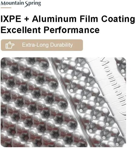 وسادة نوم إسفنجية مغلقة من سلسلة Mummy M1 مقاومة للرطوبة وقابلة للطي R-1.9 | بساط نوم بتصميم سداسي خفيف الوزن للغاية للتخييم والمشي لمسافات طويلة وحقيبة الظهر in Kuwait