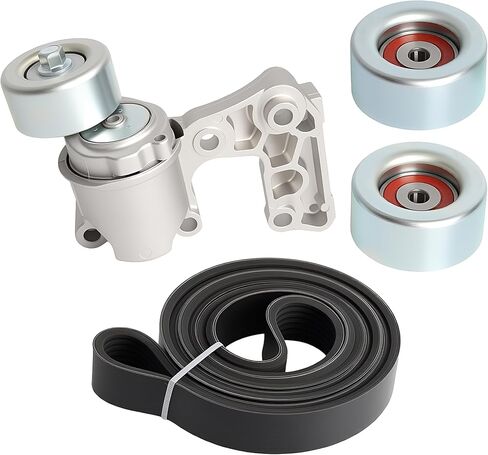 4PCS Drive Belt Tensioner Pulley Kit 38410 for Lexus ES350 2007-2012, for Lexus RX350 2007-2009, for Toyota Avalon 2015-2012, for Toyota Camry 2007-2011, for Toyota Sienna 2007-2010, 3.5L V6 in Saudi Arabia