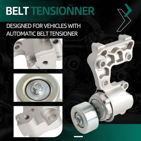 4PCS Drive Belt Tensioner Pulley Kit 38410 for Lexus ES350 2007-2012, for Lexus RX350 2007-2009, for Toyota Avalon 2015-2012, for Toyota Camry 2007-2011, for Toyota Sienna 2007-2010, 3.5L V6 in Saudi Arabia