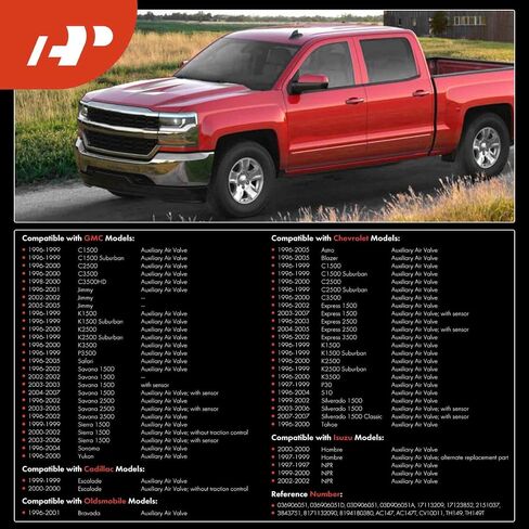 A-premium idle control Valve IAC + Throttle Position Sensor TPS متوافق مع شيفروليه سيلفرادو 1500 ، Tahoe & GMC Sierra 1500 ، Yukon & Cadillac Escalade & Oldsmobile Bravada & Isuzu Hombre in Saudi Arabia