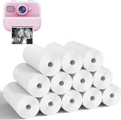 Printer Paper 6 Rolls for Kids Instant Print Camera Paper Roll Refill HD Thermal Printing Paper Diy Set Portable in Saudi Arabia