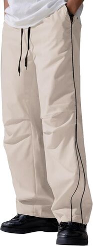 سروال Seaur للرجال الفضفاضة Y2K Parachute Parachute Parachut in Saudi Arabia